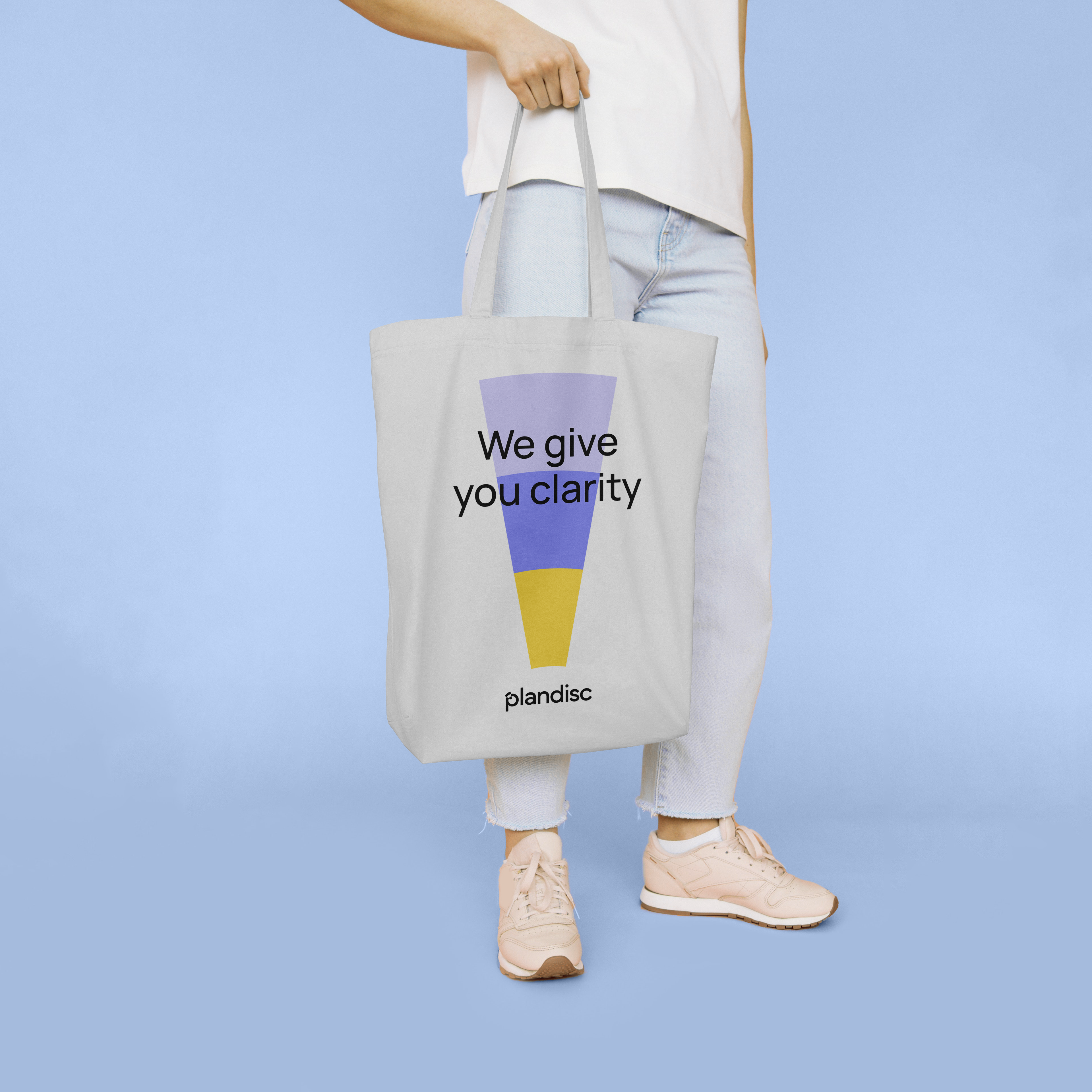 Canvas Bag with Jeans Mockup